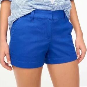 Blue J.Crew chino shorts, 3 inch inseam